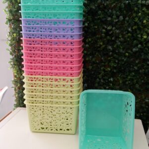 MINI CANASTA CALADA CUADRADA cod 3387