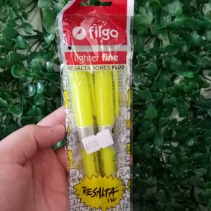 RESALTADOR FILGO AMARILLO X2 cod5679