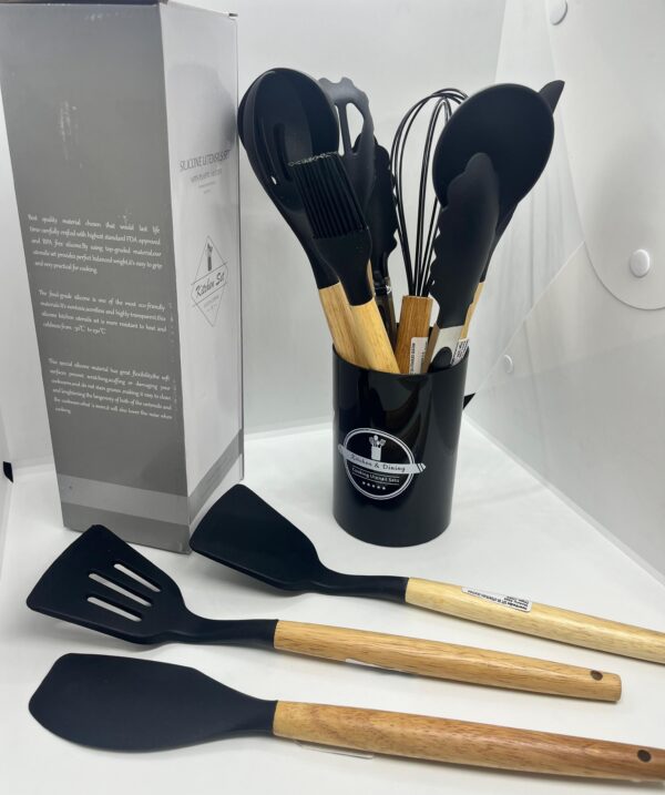 SET DE UTENSILIOS SILICONA x11 cod5709