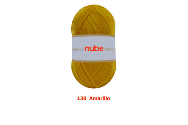 OVILLO LANA AMARILLO 4/7 100GR cod5809