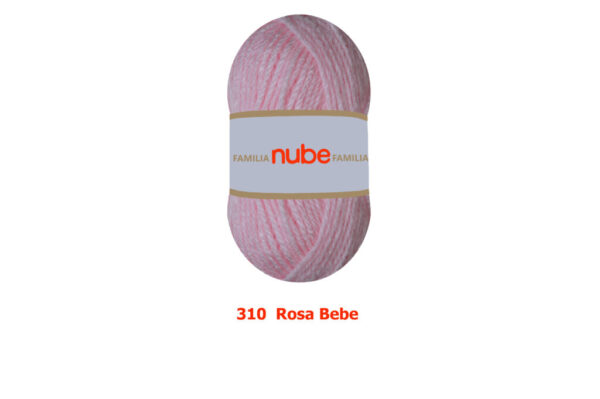 OVILLO LANA ROSA BEBE 4/7 100GR cod5809