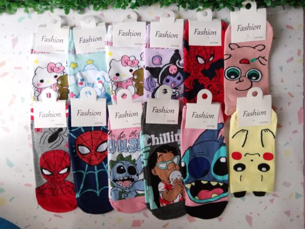 SOQUETE PERSONAJES FASHION cod5499