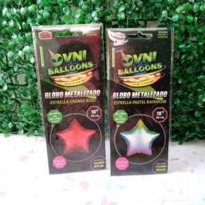 GLOBO ESTRELLA METALIZADO cod6009