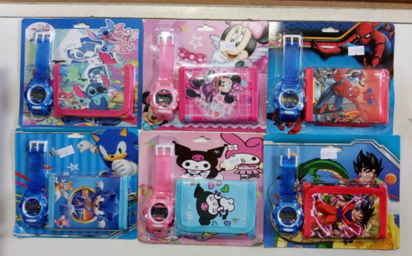 SET BILLETERA+RELOJ cod6137