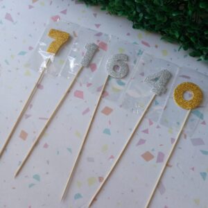 TOPPER TORTA NUMERO cod6026