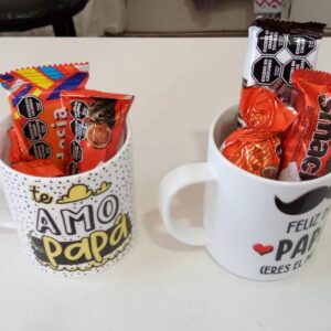 TAZA POLIMERO+GOLOSINAS PAPÁ cod6345