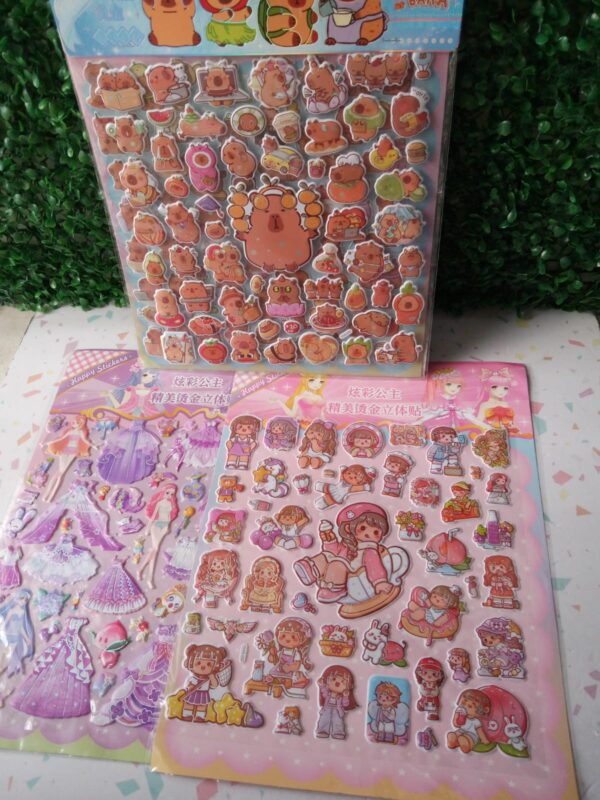STICKER CAPIBARA/MUÑEQUITAS cod6346