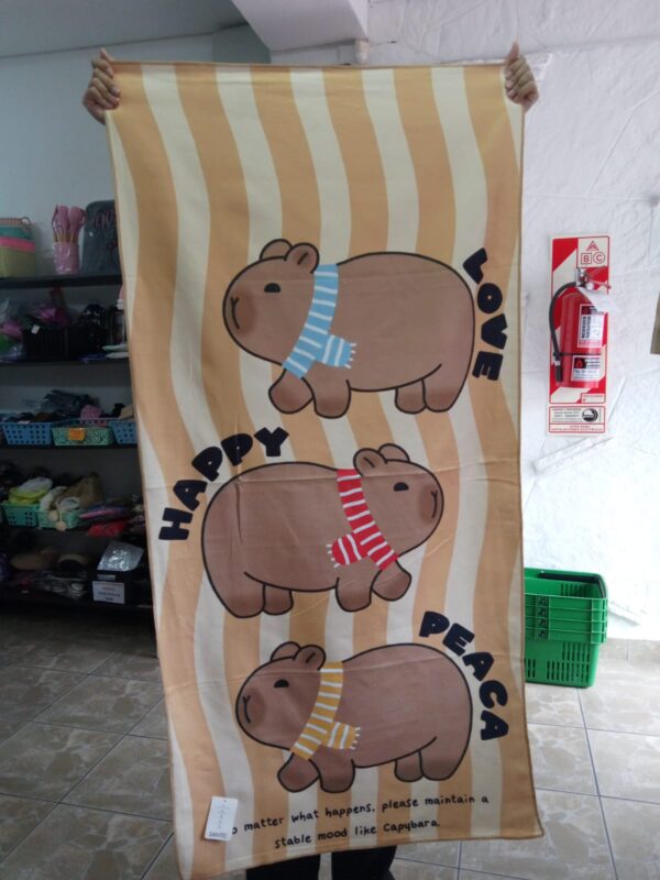 TOALLON CAPIBARA 68 x 1,32 cod6321 - Imagen 3