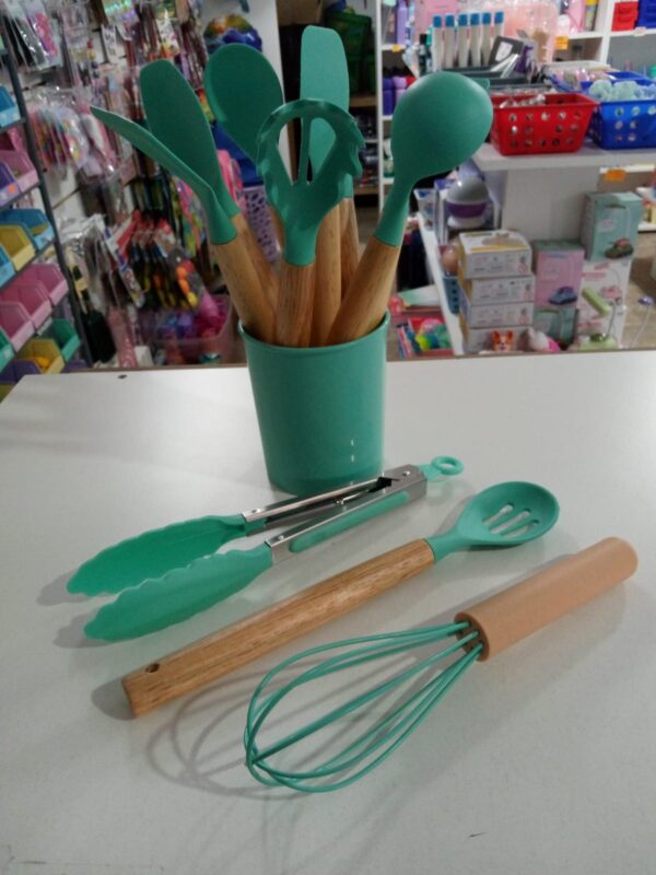 SET DE UTENSILLLOS 24 PIEZAS SILICONA MINI cod6546