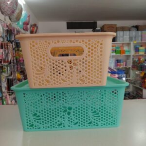 CANASTA CALADA CON TAPA 31X23X12 cod6658