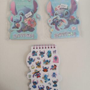 LIBRETA STITCH CON STICKERS cod6625