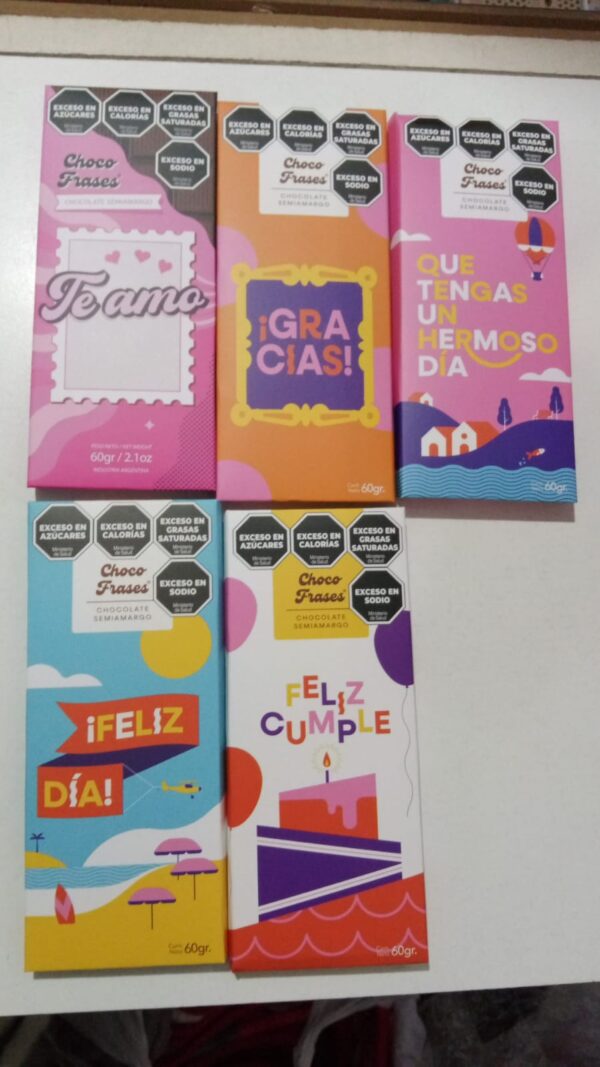 BARRA CHOCOLATE FRASES cod6753