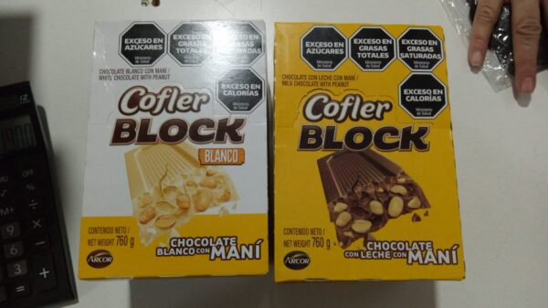 CHOCOLATE BLOCK 38GR UNIDAD cod6754