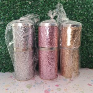 SET LATAS GLITTER FORRADA cod7112