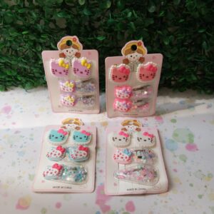 COLITA X2 KITTY UNICORNIO + HEBILLAS cod7137