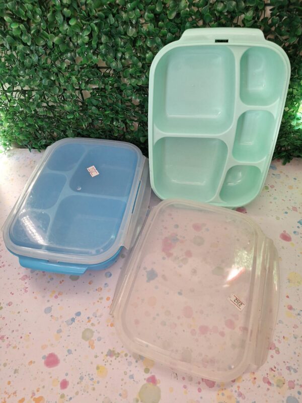 LUNCHERA CON DIVISIONES (sin cubiertos) COD 2762