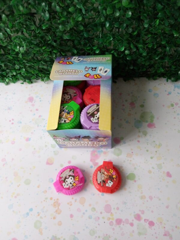 CAJA CARAMELO EN ROLLO PERSONAJES X30 cod7160
