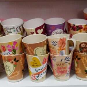 OFERTA 10 TAZAS CONICAS MAMÁ cod7269