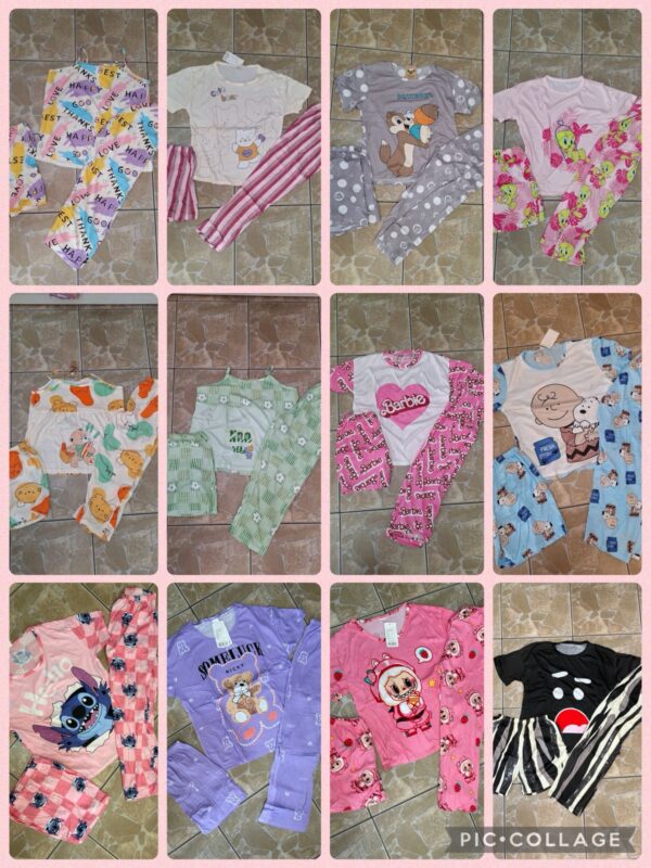 DOS CONJUNTOS DE PIJAMA 3 PIEZAS cod7219