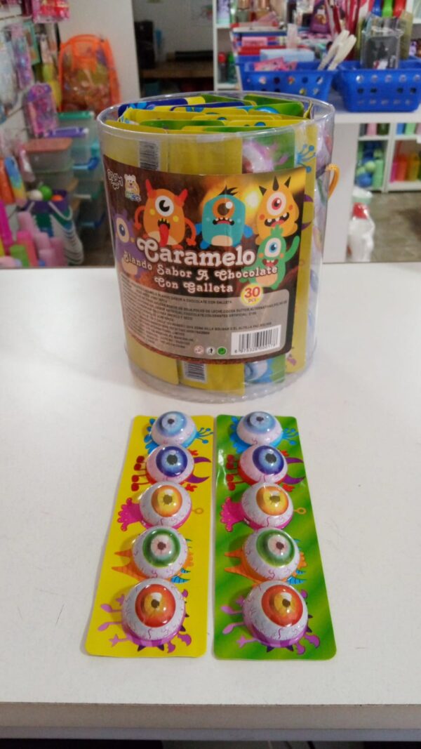 CAJA CHOCOLATE EN TIRA OJOS X30 cod7200