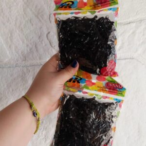 COLITA TRENZA NEGRA BOLSA cod7354