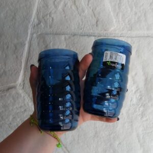 VASO VIDRIO ESPIRAL X 1 cod7345