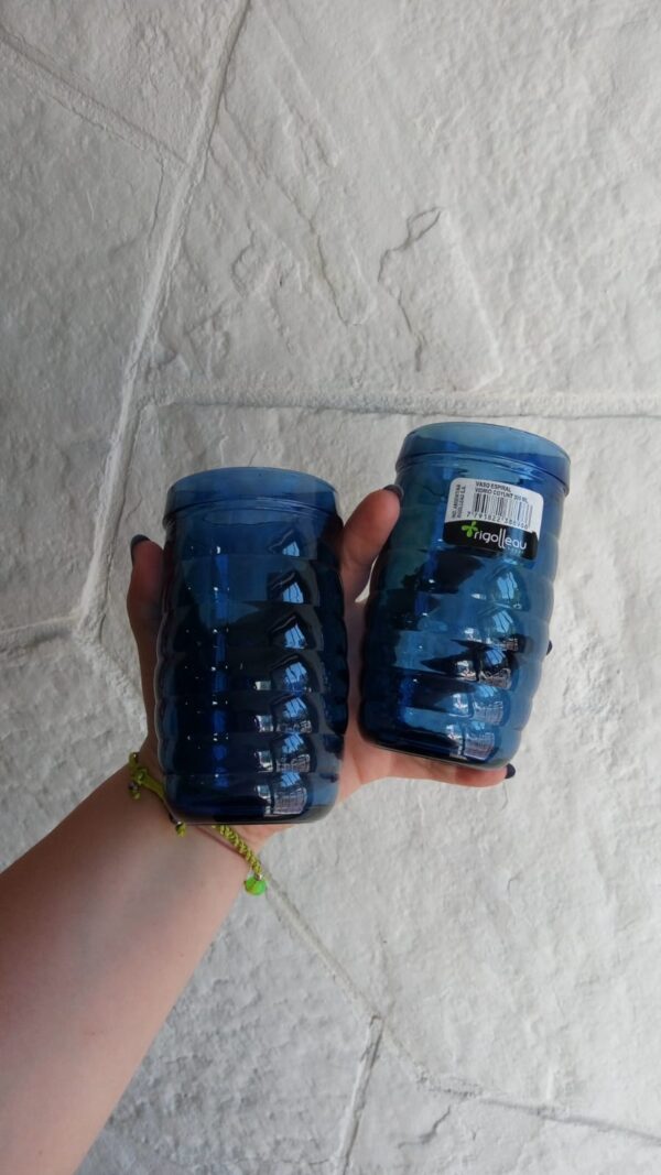 VASO VIDRIO ESPIRAL X 1 cod7345