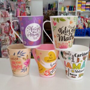 TAZA CONICA MAMÁ POR UNIDAD cod7268