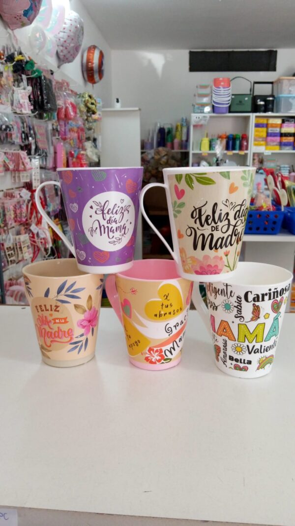 TAZA CONICA MAMÁ POR UNIDAD cod7268