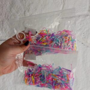 COLITA TRENZA PASTEL BOLSITA ZIP cod7353