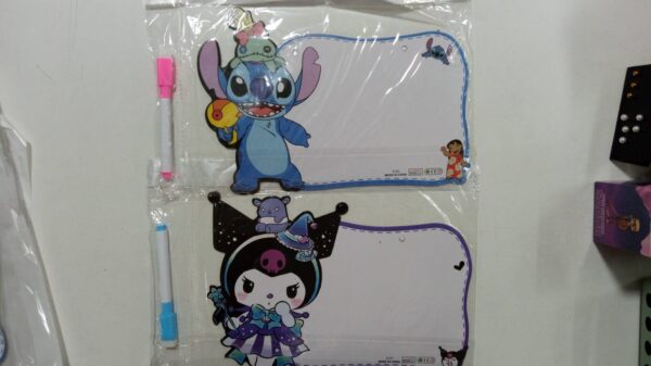 PIZARRA KUROMI STITCH CON FIBRON cod7233