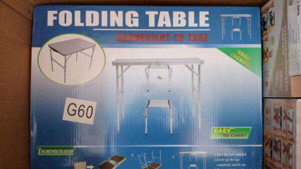 SET MESA+SILLAS PLEGABLES cod7350