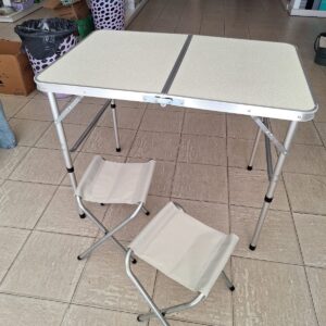SET MESA+SILLAS PLEGABLES CAMPING cod7350