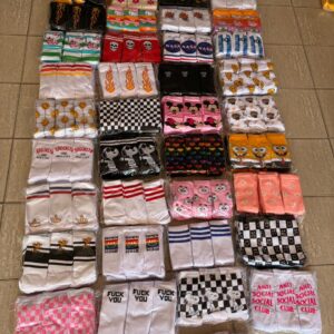 docena medias 3/4 personajes x12 cod 3235