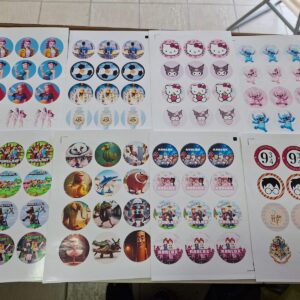 PLANCHA DE STICKER PARA CUMPLEAÑOS cod7770