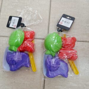 MOLDE DE PLAYA X4 ETIQUETA NEGRA cod7905