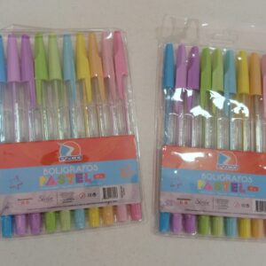 BOLIGRAFO PASTEL X10 EZCO cod8054