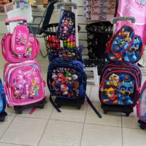 MOCHILA CARRITO+LUNCHERA+CARTUCHERA cod8039