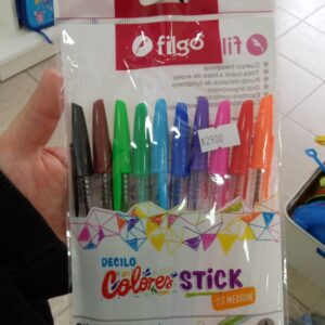 LAPICERA FILGO X10 COLOR cod8231