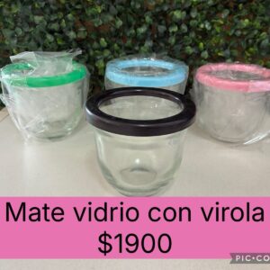 MATE DE VIDRIO CON VIROLA cod8286