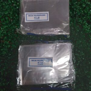 BOLSA POLIPROPILENO X100U 15X20 cod8317