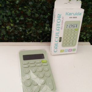 CALCULADORA VERDE PASTEL cod8405