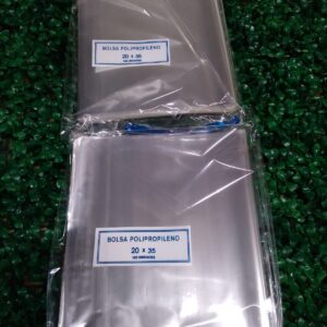 BOLSA POLIPROPILENO X100U 20X35 cod8316
