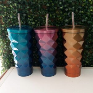 VASO DIAMANTE ACERO cod8418