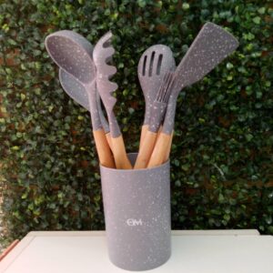 SET DE UTENSILIOS SILICONA x11 cod5709
