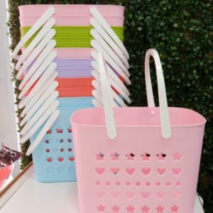 CESTA CON MANIJA CORAZON cod4658