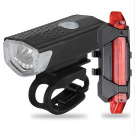 LUZ DE BICI FRONTAL Y TRASERO cod9082