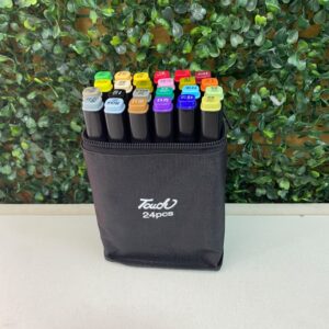 ESTUCHE MARCADOR DOBLE PUNTA X24 cod9110