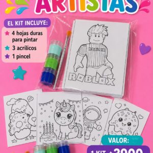 KIT PEQUEÑO ARTISTA ACRILICOS cod