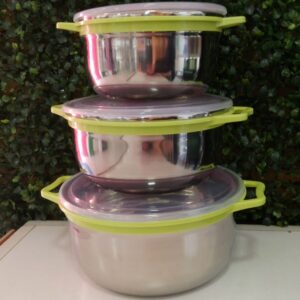 BOWL TERMICO CON TAPA HERMETICA X3 cod